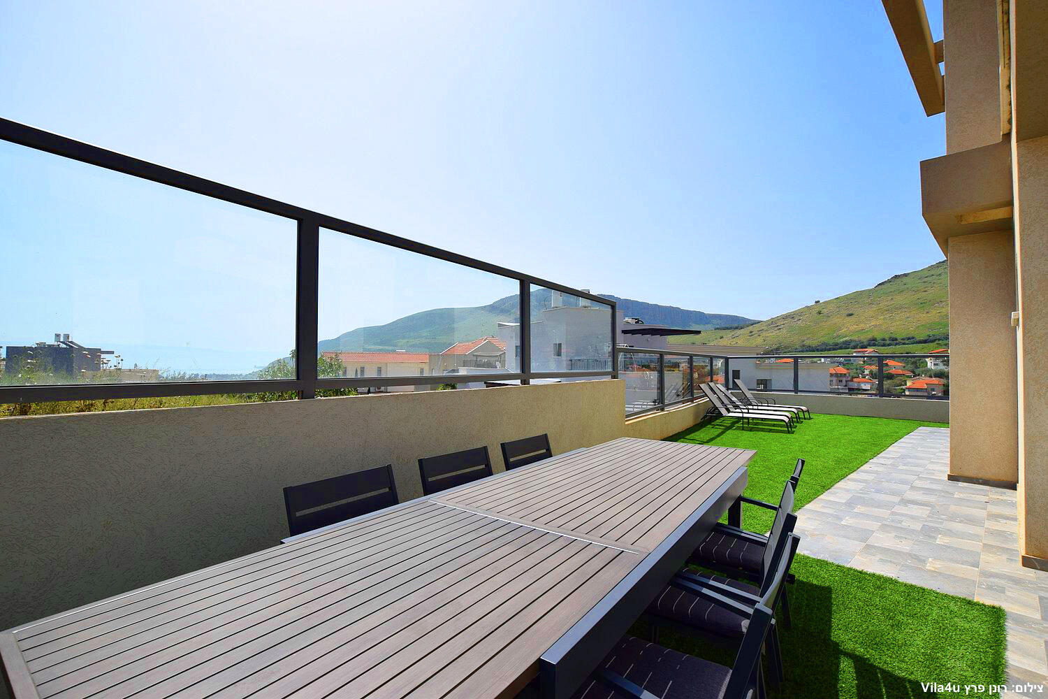 וילה נופש מול כנרת צפון  24  נופש - וי פור ויקיישן - V for Vacation