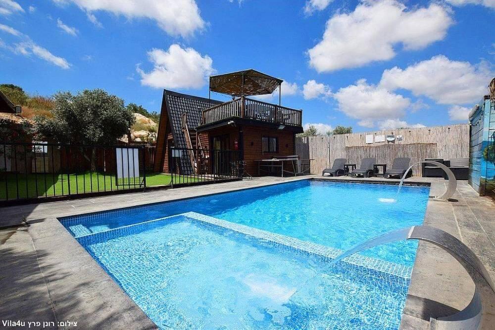 צימר מול השקיעה צפון  17  נופש - וי פור ויקיישן - V for Vacation