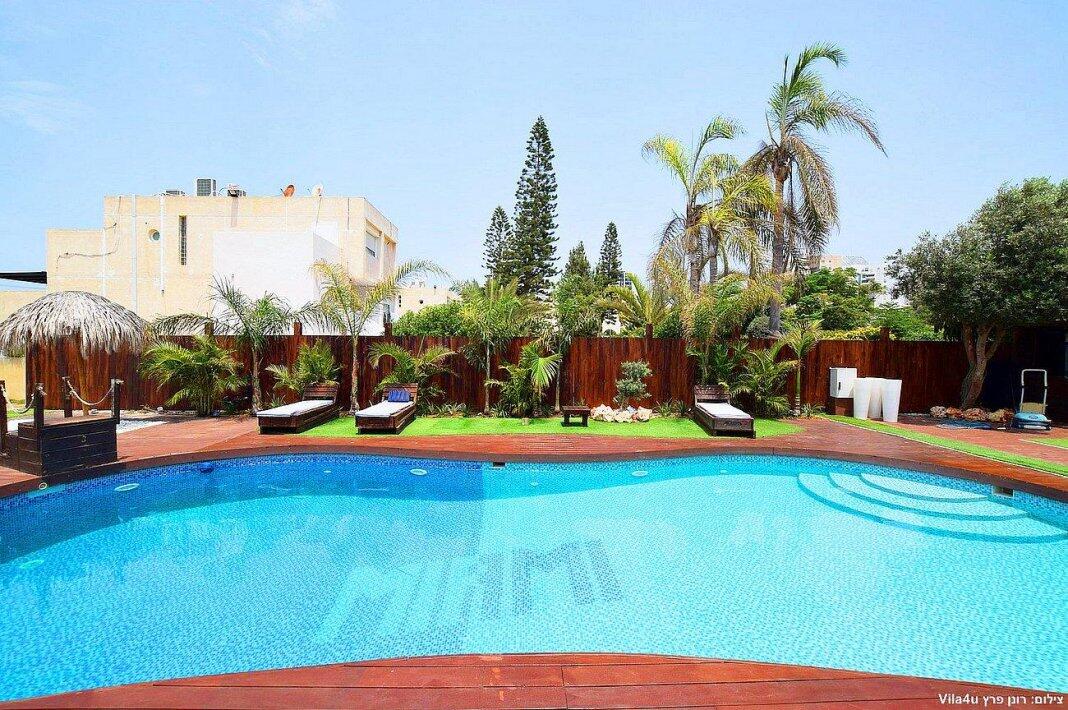 וילה בנגמין על הים מרכז  15  נופש - וי פור ויקיישן - V for Vacation