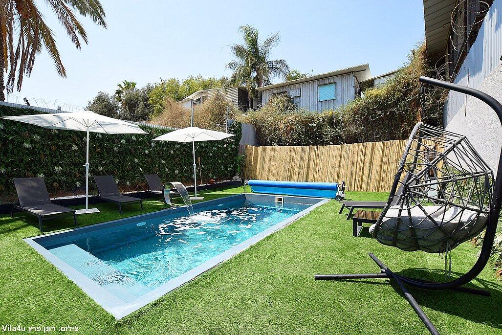 וילה דקל כחול צפון  13  נופש - וי פור ויקיישן - V for Vacation