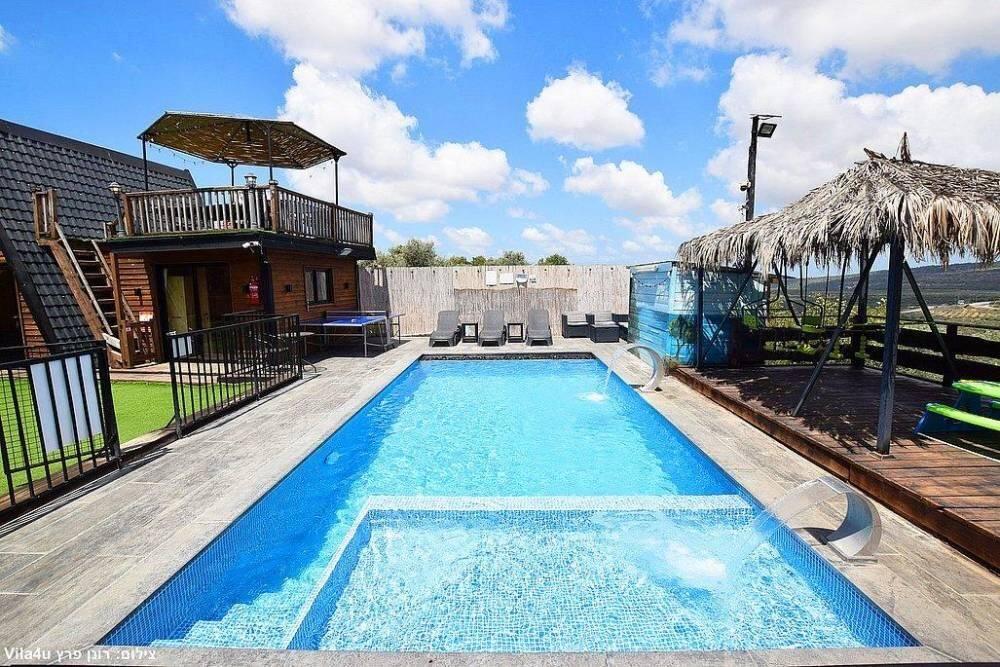 צימר מול השקיעה צפון  24  נופש - וי פור ויקיישן - V for Vacation