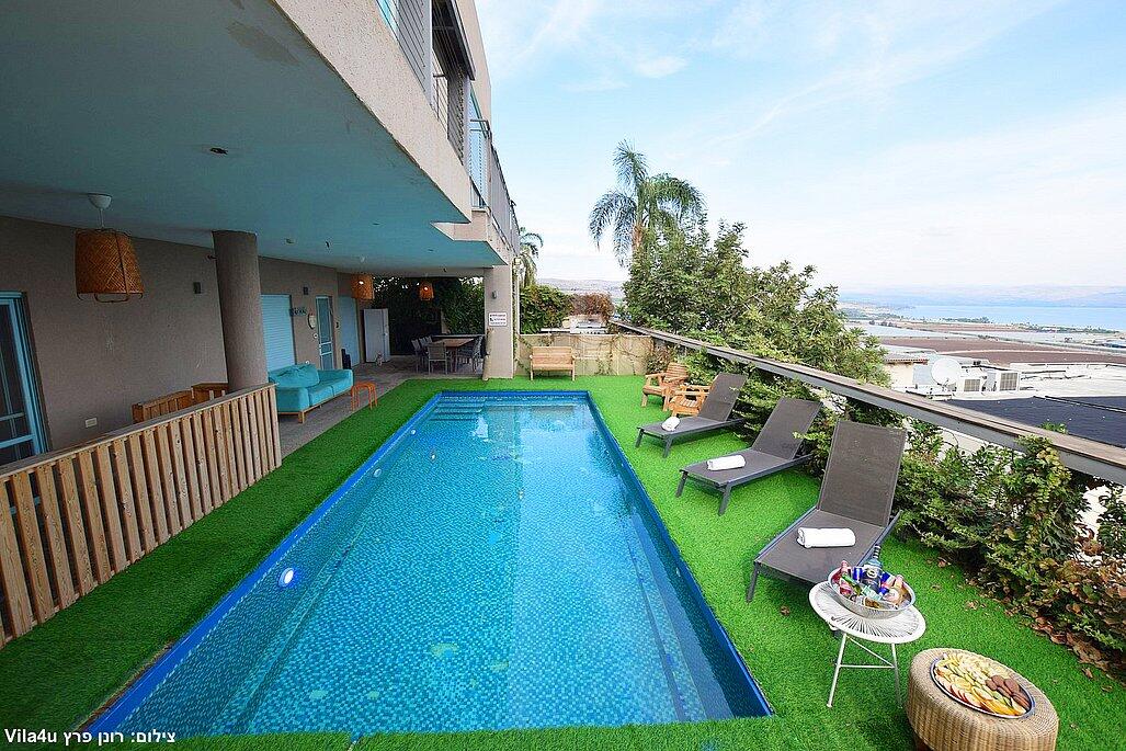 וילה בלו ביי צפון  14  נופש - וי פור ויקיישן - V for Vacation