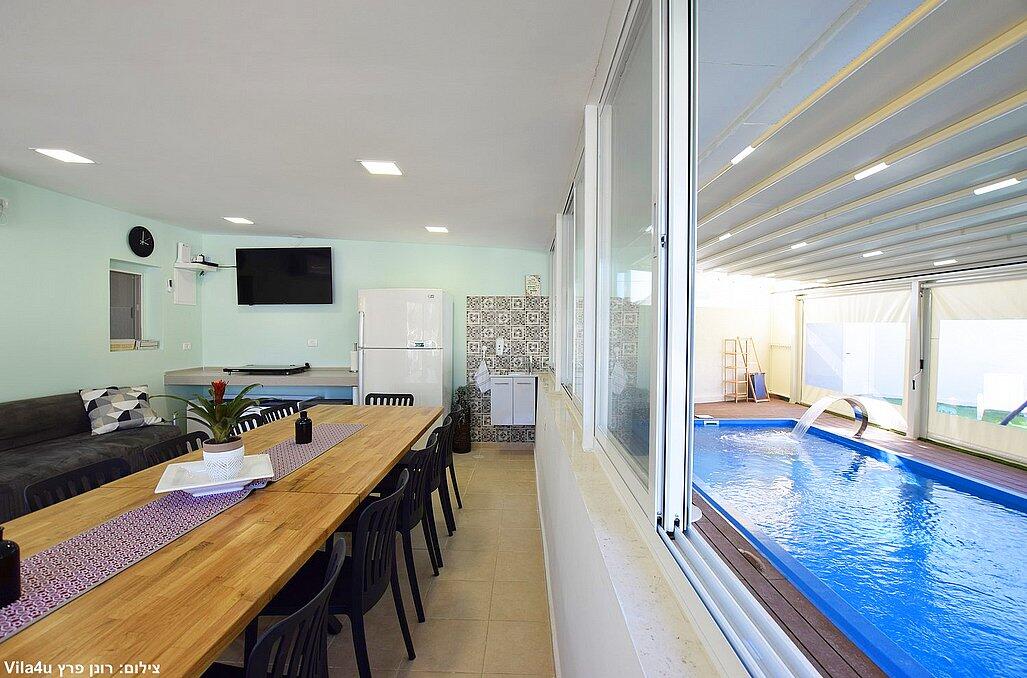 וילה פנינת אליה מרכז  7  נופש - וי פור ויקיישן - V for Vacation