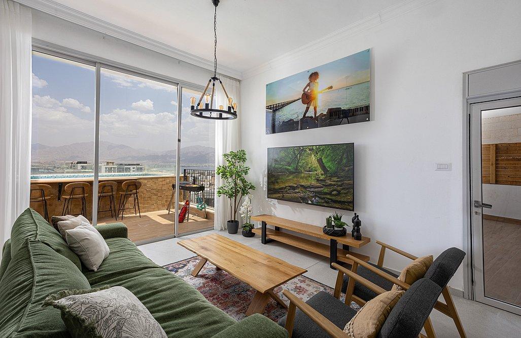 פנטהאוז אופק דרום  4  נופש - וי פור ויקיישן - V for Vacation