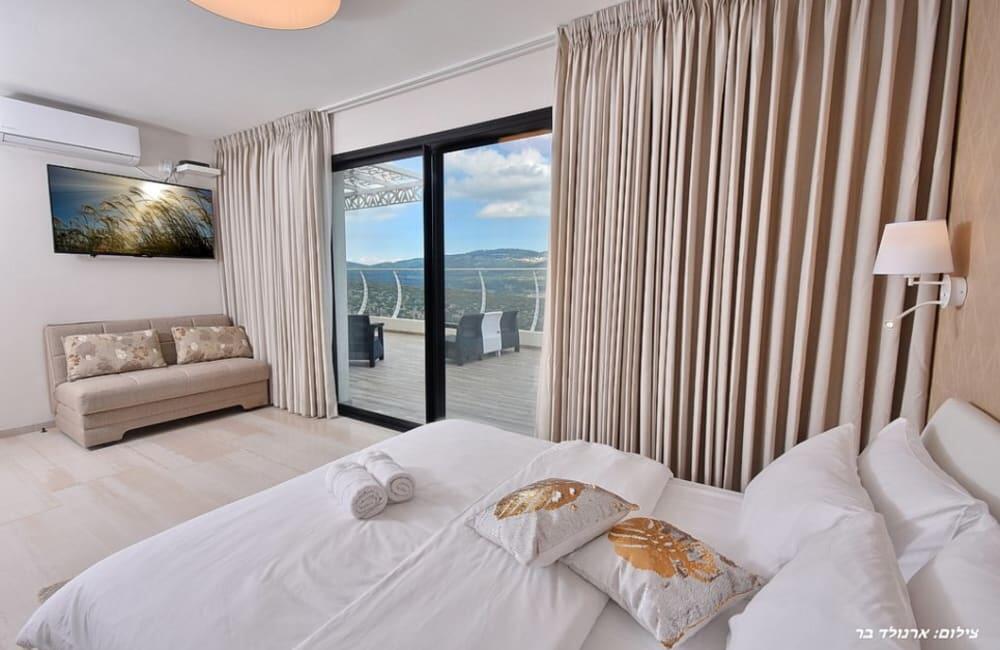 וילה סלו מול הכנרת צפון  20  נופש - וי פור ויקיישן - V for Vacation