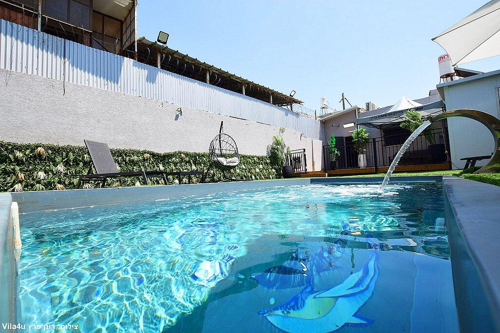 וילה דקל כחול צפון  25  נופש - וי פור ויקיישן - V for Vacation