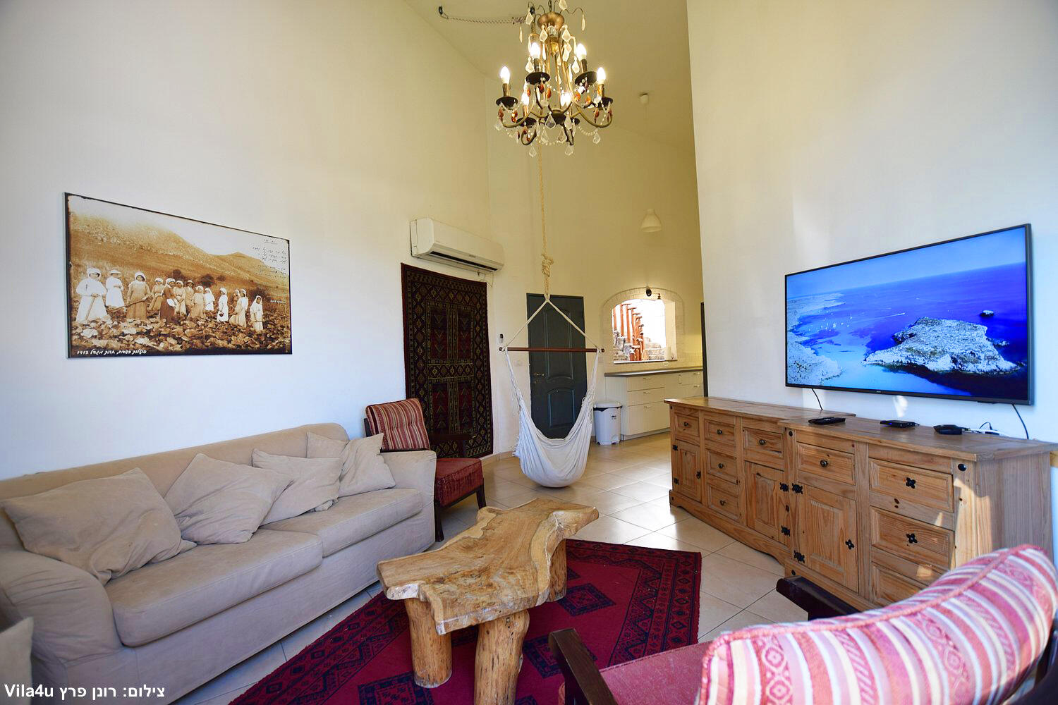 וילה בית הלוגים צפון  23  נופש - וי פור ויקיישן - V for Vacation