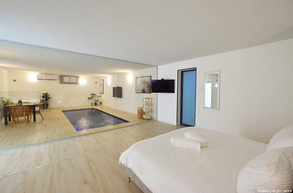 לקשורי סוויט - Luxury suite צפון  8  נופש - וי פור ויקיישן - V for Vacation