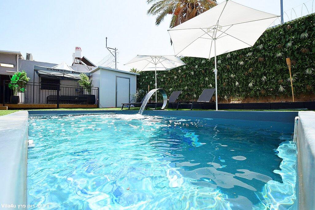 וילה דקל כחול צפון  14  נופש - וי פור ויקיישן - V for Vacation