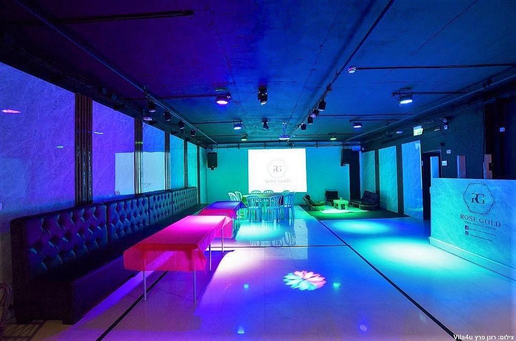 מתחם אירועים רוז גולד - Rose Gold מרכז  9  לופט 4 יו