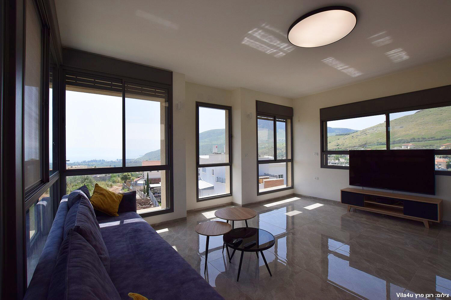 וילה נופש מול כנרת צפון  7  נופש - וי פור ויקיישן - V for Vacation