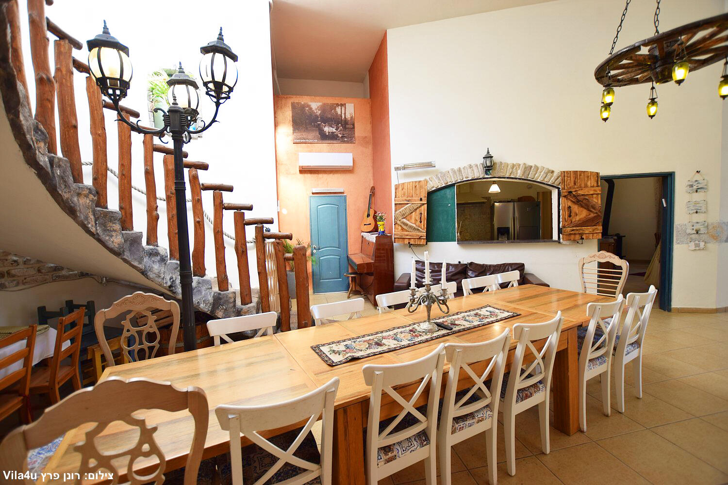 וילה בית הלוגים צפון  35  נופש - וי פור ויקיישן - V for Vacation