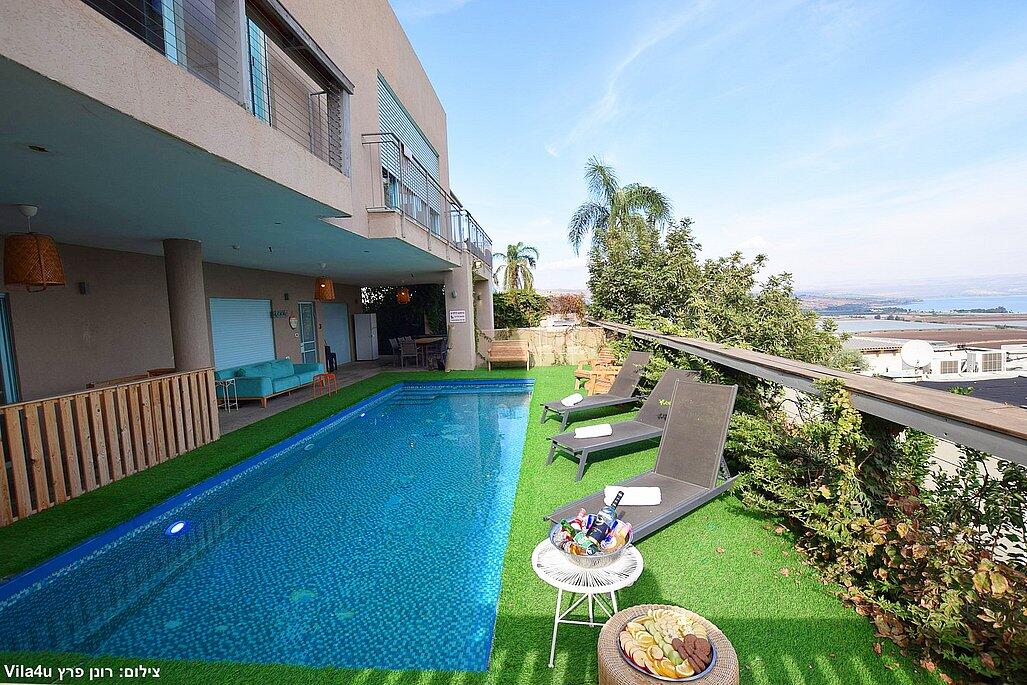 וילה בלו ביי צפון  30  נופש - וי פור ויקיישן - V for Vacation