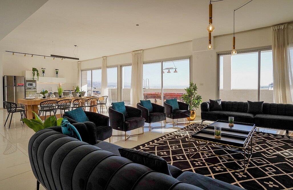 פנטהאוז נוף שמיים דרום  5  נופש - וי פור ויקיישן - V for Vacation