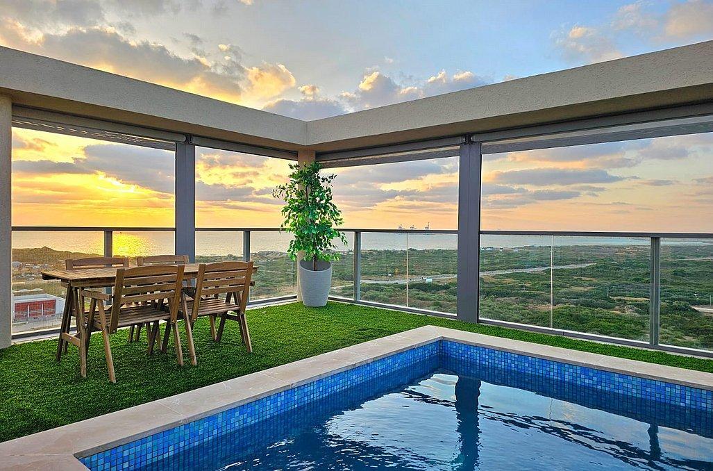 אושן פנטהאוז מרכז  19  נופש - וי פור ויקיישן - V for Vacation