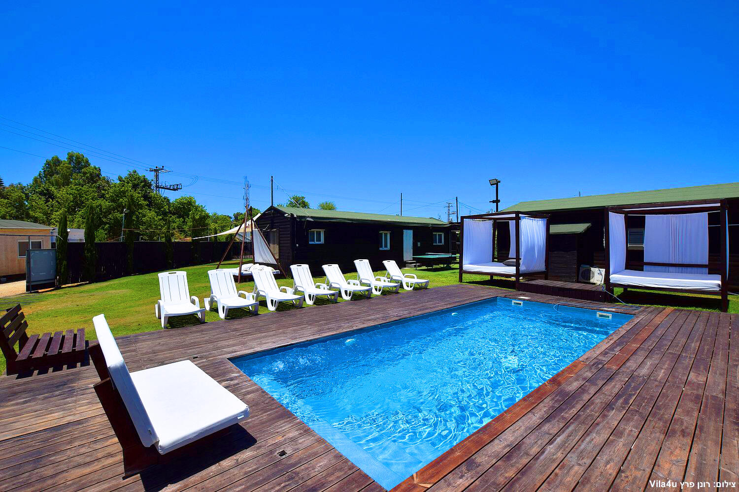 שדות אירוח בטבע מרכז  21  נופש - וי פור ויקיישן - V for Vacation