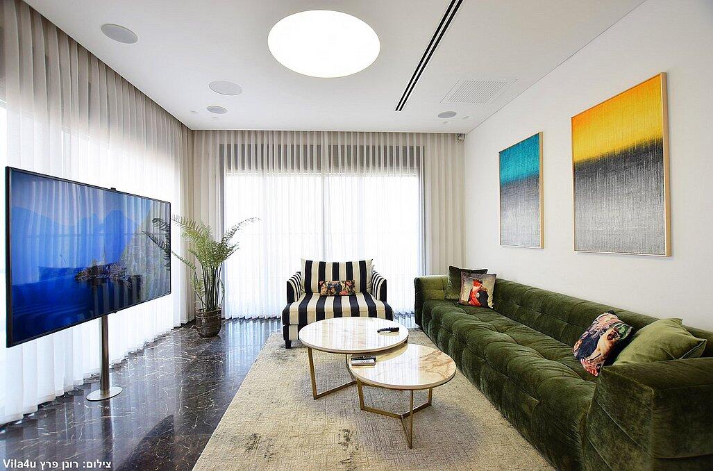 סי וויו פנטהאוז - Sea View Penthouse מרכז  6  נופש - וי פור ויקיישן - V for Vacation