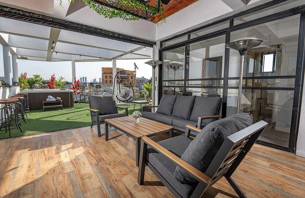 הפנטהאוז של תל אביב מרכז  16  נופש - וי פור ויקיישן - V for Vacation